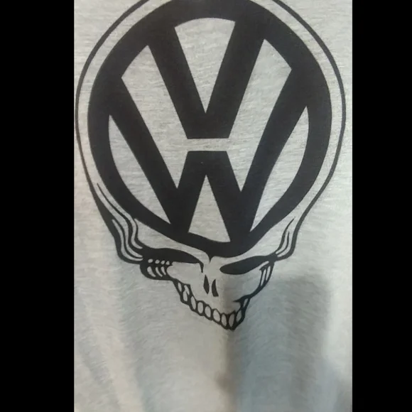 ZJD VW Stealie Parody Grateful Dead Volkswagen Shakedown T-shirt LP - Picture 3 of 4